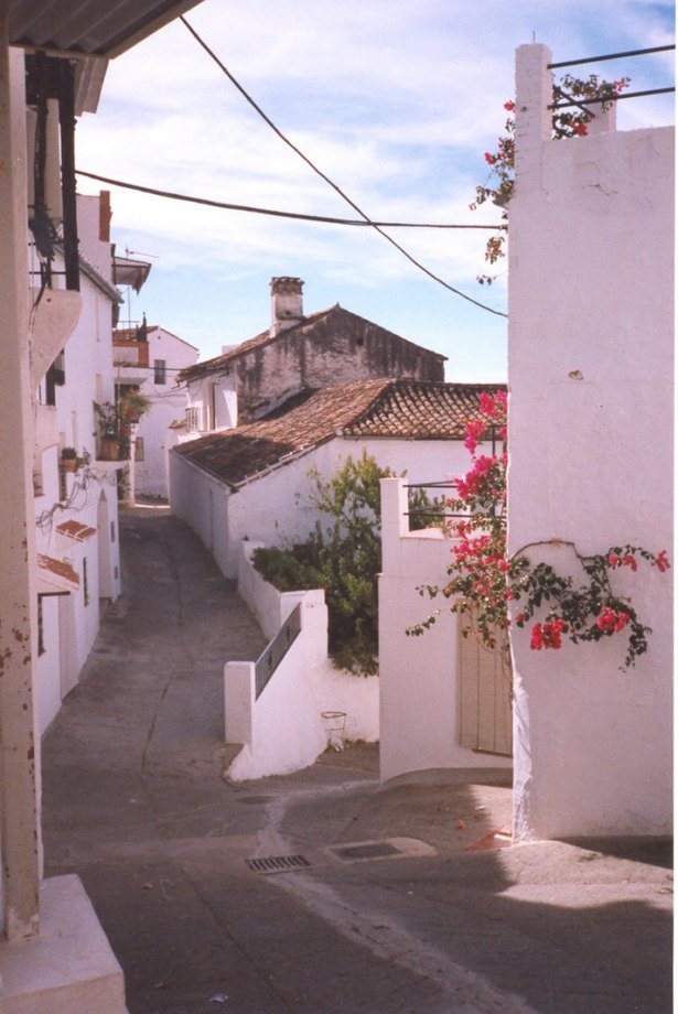 Calle típica del pueblo