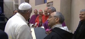 El Papa y el Maestro General de los dominicos Bruno Cadore