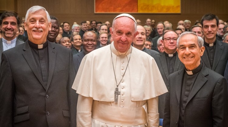 El Papa con los jesuitas