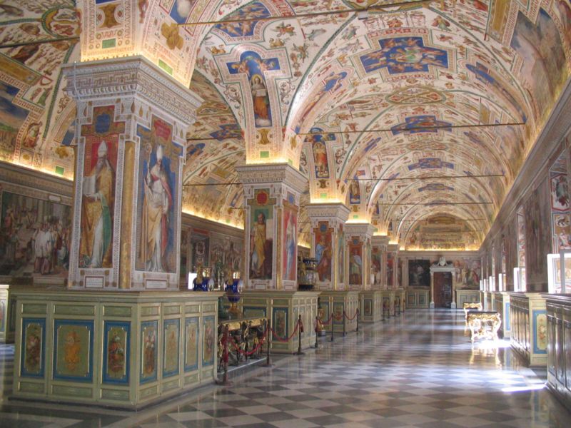 Biblioteca Vaticana. Interior