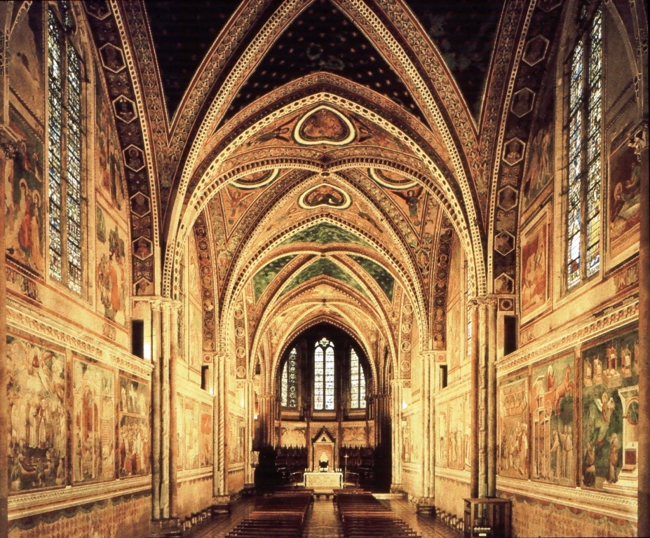 Asís. Basílica Superior. Interior