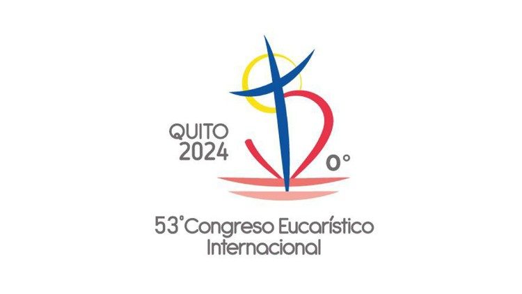 Logo oficial del 53 Congreso Eucarístico Internacional que se celebrará en Quito, del 8 al 15 de septiembre de 2024
