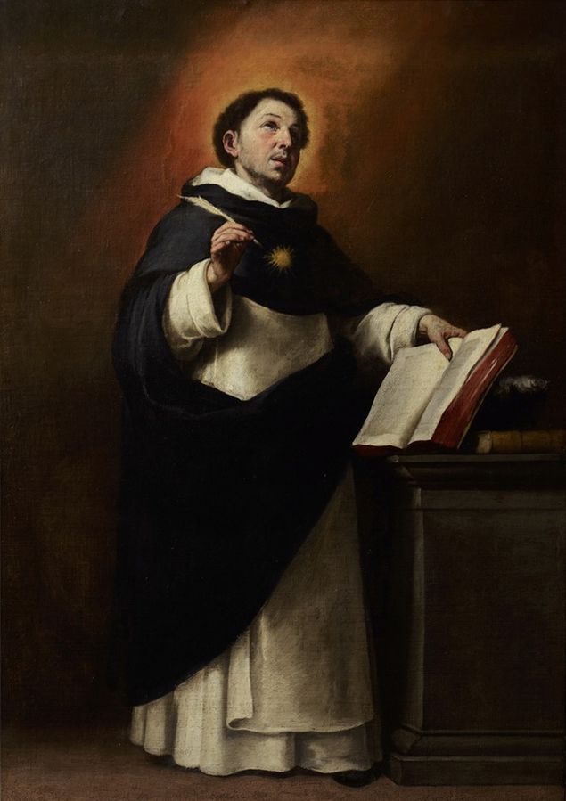 Santo Tomás de Aquino. Murillo, Óleo sobre tela, 1650
